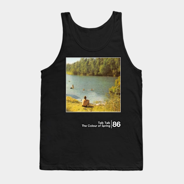 Talk Talk - The Colour of Spring / Minimal Style Graphic Artwork Design Tank Top by saudade